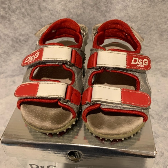 Dolce Gabbana Unisex Leather Sandals - Picture 3 of 6